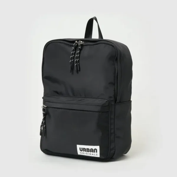 Recycled Nylon Black Backpack GR240028 - Image 2