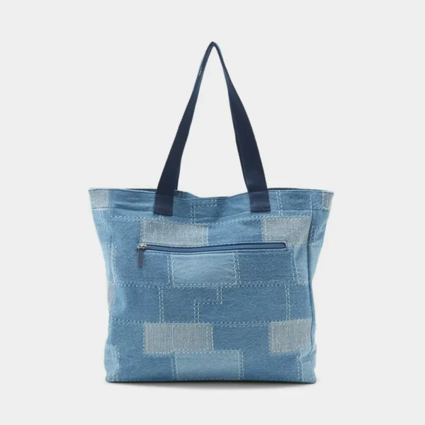 Denim Shopper Tote GR240057 - Image 3