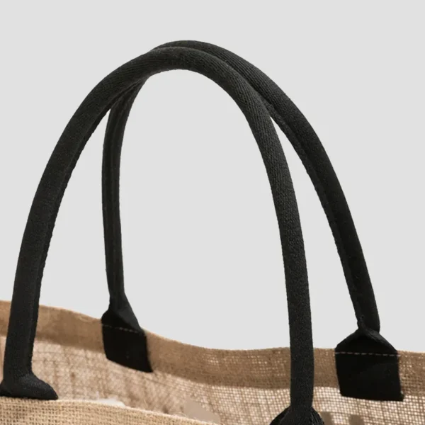 GR240085 Cotton linen Shopper - Image 11