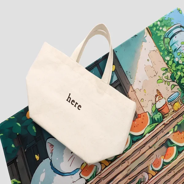 Canvas Shopping Tote GRQ20251112