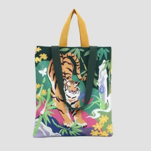 Printed canvas bag