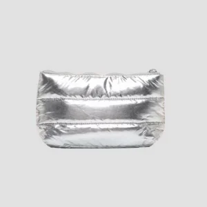 Portable Silver Cosmetic Organizer