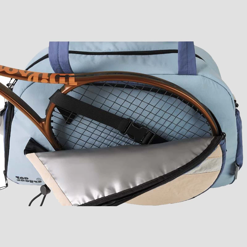 Tennis bag with shoe compartment