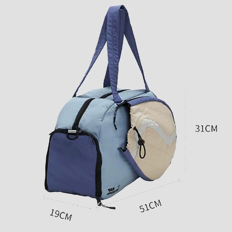 Tennis bag with shoe compartment
