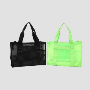 Mesh beach tote bag