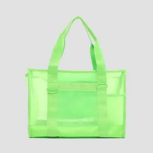 Mesh beach tote bag